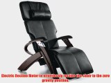 Zero Gravity Chair Inner Balance Recliner with Vibration Massage - Black Electric Power Recline