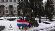 Serbs and Croats face off in Ukraine battle