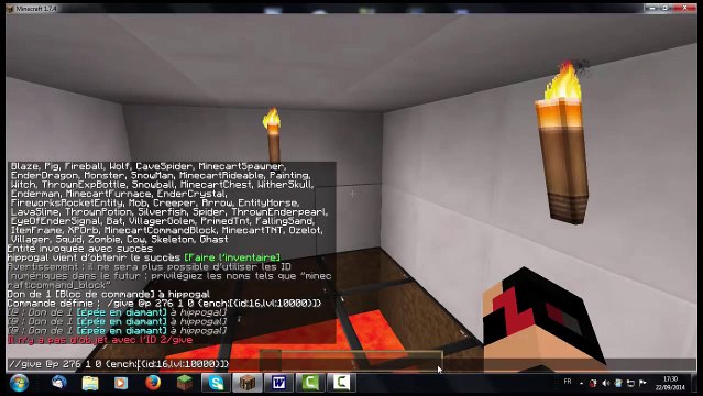 Minecraft faire une épée cheat ( sans mod)