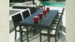 Outdoor Wicker Patio Furniture New Resin 7 Pc Dining Table Set with 6 Chairs