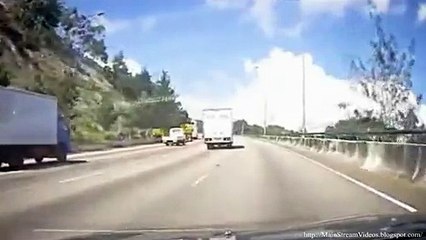 Guy on Scooter Gets Rear Ended, Must watch this video