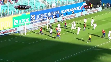 Alan Dzagoev 1:0 | CSKA Moscow - Mordovya 14.03.2015 HD