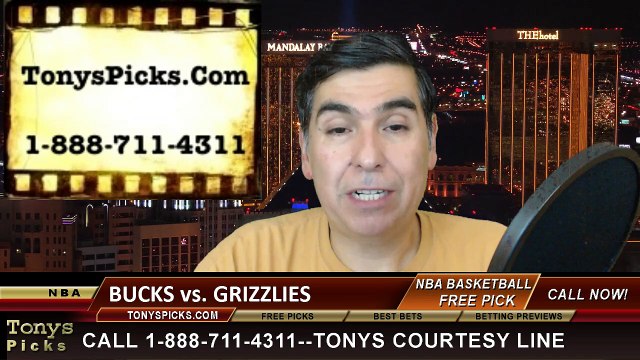 Memphis Grizzlies vs. Milwaukee Bucks Free Pick Prediction NBA Pro Basketball Odds Preview 3-14-2015