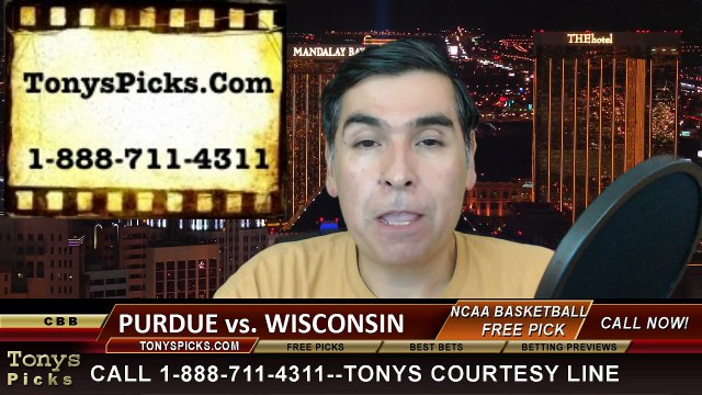 Wisconsin Badgers vs. Purdue Boilermakers Free Pick Prediction Big Ten Tournament NCAA College Basketball Odds Preview 3-14-2015
