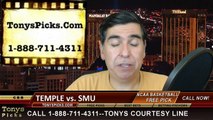 SMU Mustangs vs. Temple Owls Free Pick Prediction AAC Tournament NCAA College Basketball Odds Preview 3-14-2015