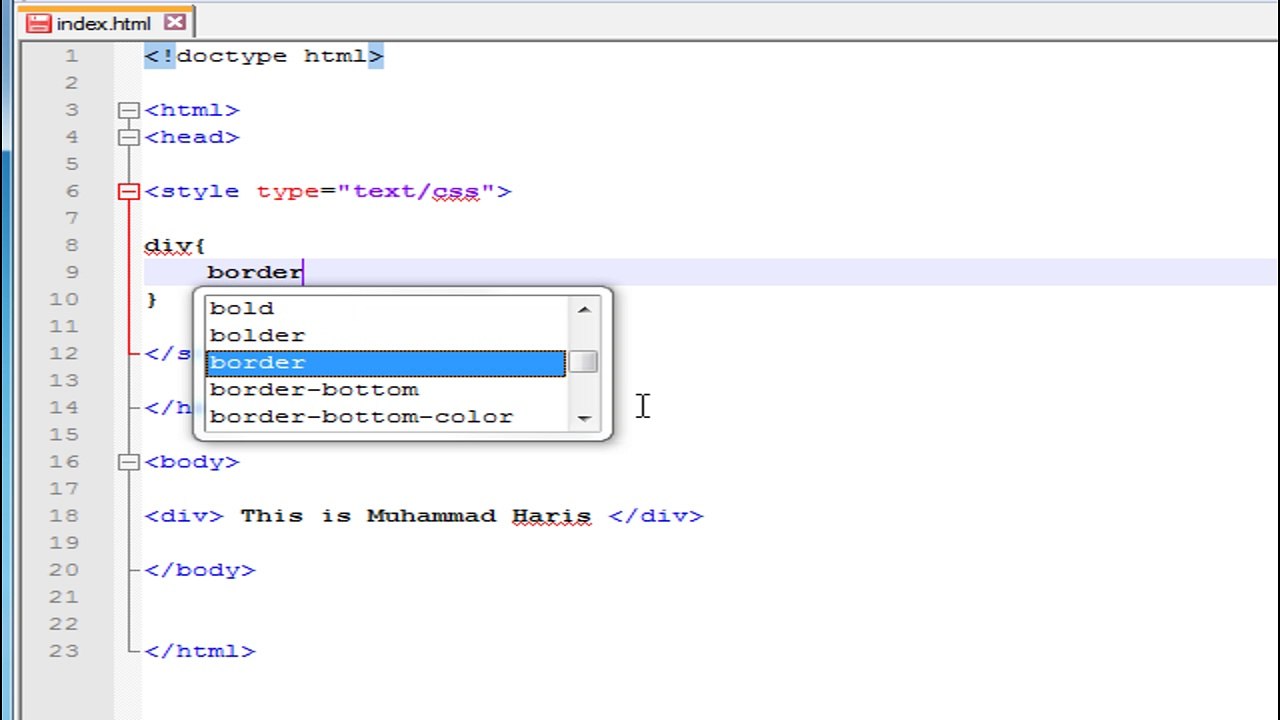 HTML CSS Intro to Div Part 30