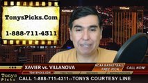 Villanova Wildcats vs. Xavier Musketeers Free Pick Prediction Big East Tournament Final NCAA College Basketball Odds Preview 3-14-2015