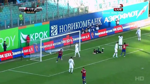 Roman Eremenko 2:0 | CSKA Moscow - Mordovya 14.03.2015 HD