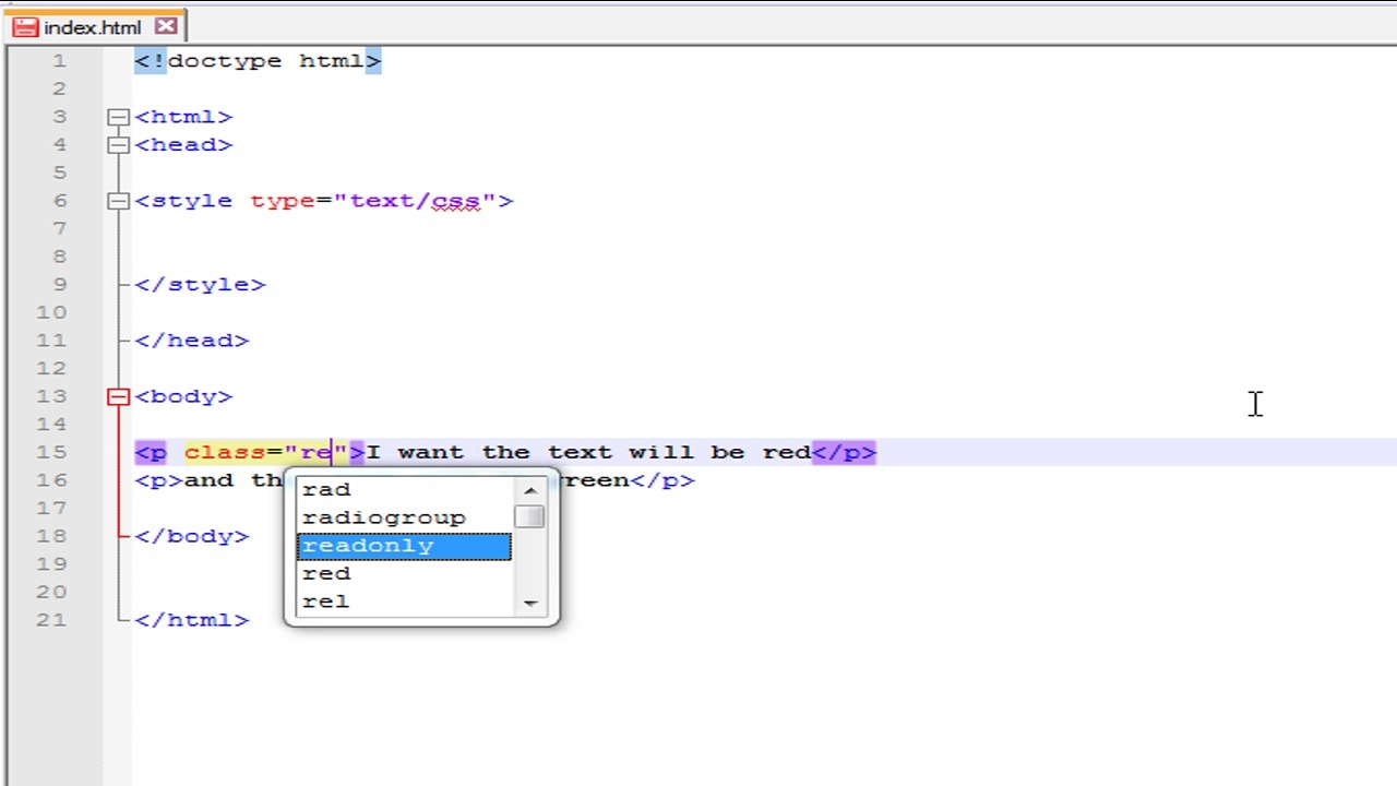 HTML CSS Intro to classes Part 31