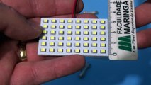 Placa 48 Leds Smd Torpedo T10 Teto, Porta Malas e Porta Luvas