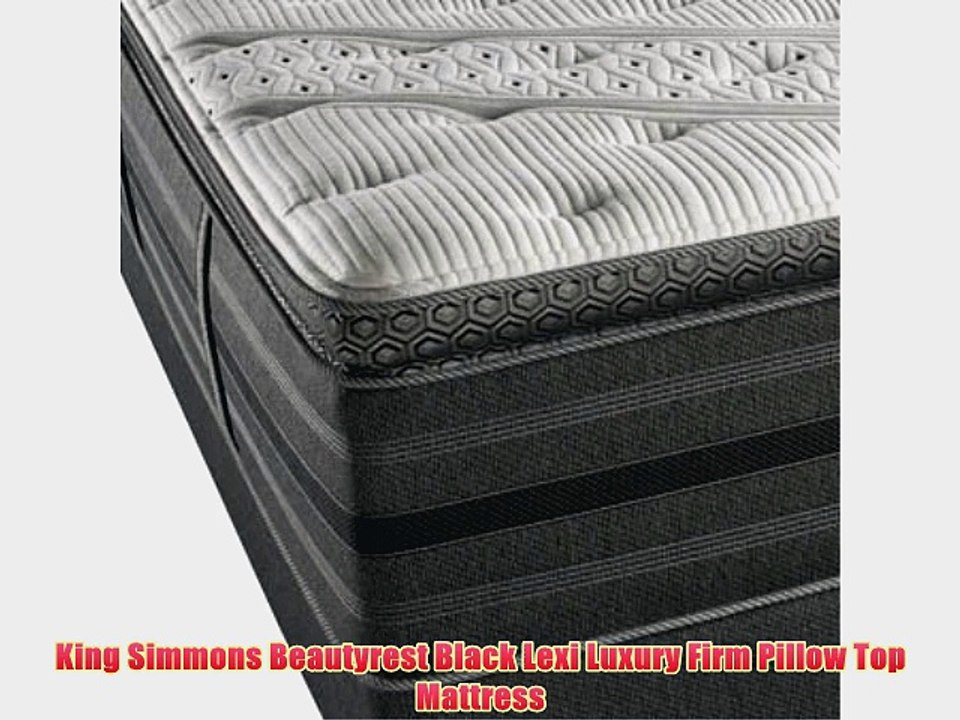 King Simmons Beautyrest Black Lexi Luxury Firm Pillow Top Mattress