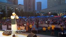 Junaid Jamshed calling Azaan from Celebration Square in Mississauga  MuslimFest