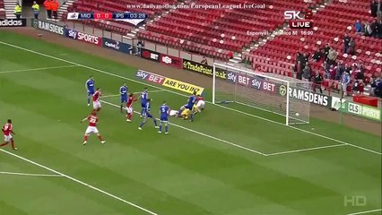 Daniel Ayala 1_0 _ Middlesbrough - Ipswich Town 14.03.2015 HD