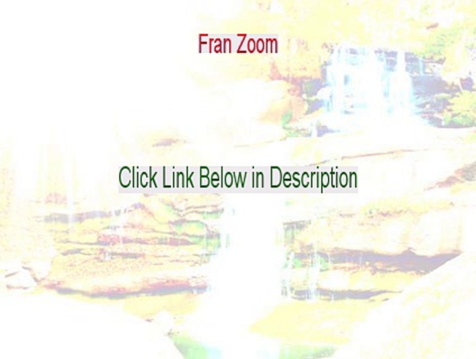 Fran Zoom Free PDF [Fran Zoomfran zoom]