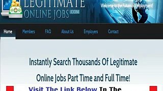 Legitimate Online Jobs Honest Review Bonus + Discount