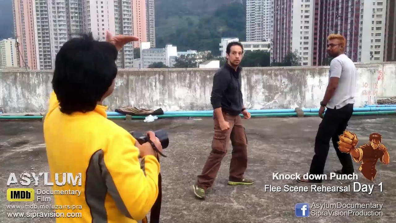 Asylum Narrative Short Knockdown Punch Day 1 rehearsal