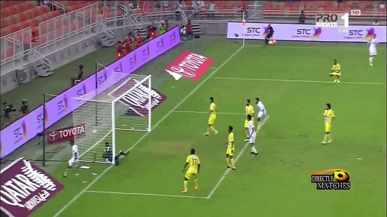 اهداف مباراة  العروبة والنصر 13-3-2015