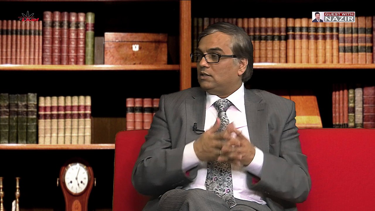 Guest with Nazir-  Barrister Amjad Malik