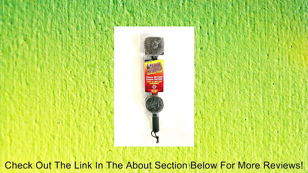Grill & BBQ Brush - Tool Wizard Barbeque Brush Scrubber Review