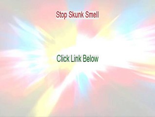 Stop Skunk Smell PDF - Download Now [2015]