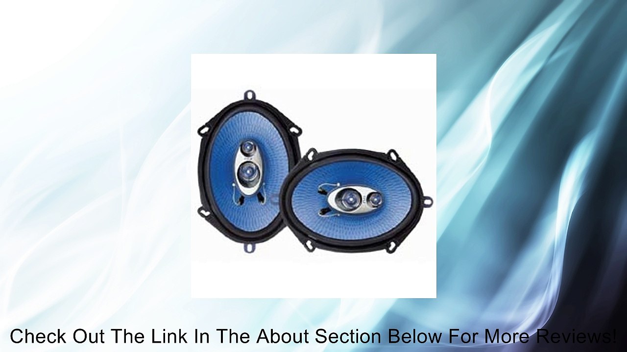 Pyle PL573BL 5-Inch x 7-Inch and 6-Inch x 8-Inch 300 Watt Three-Way Speakers Review