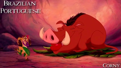 The Lion King - The Hula Song (One Line Multilanguage) Re-Up