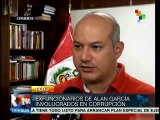 Perú: exfuncionarios de Alan García involucrados en corrupción