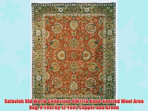 Safavieh Old World Collection OW117A Hand-Knotted Wool Area Rug 9-Feet by 12-Feet Copper and
