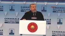 Çanakkale Cumhurbaşkanı Erdoğan Toplu Açılış Töreninde Konuştu -4