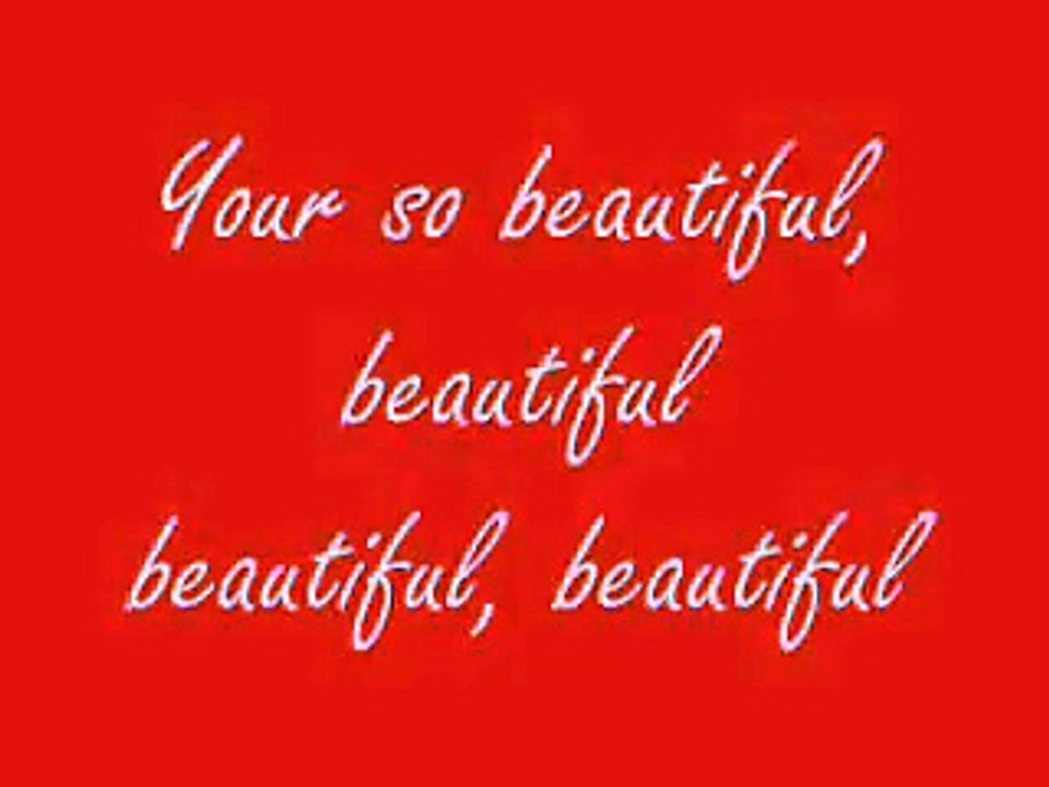 Your so beautiful-akon [lyrics]