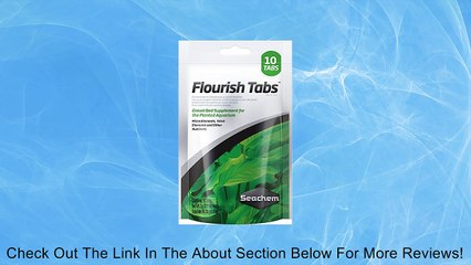 Seachem Flourish Tabs 10 Count Review