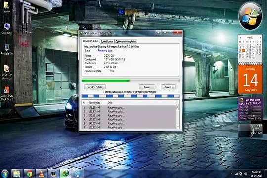 Hacking internet to its limit at 8 MBPS per sec. -