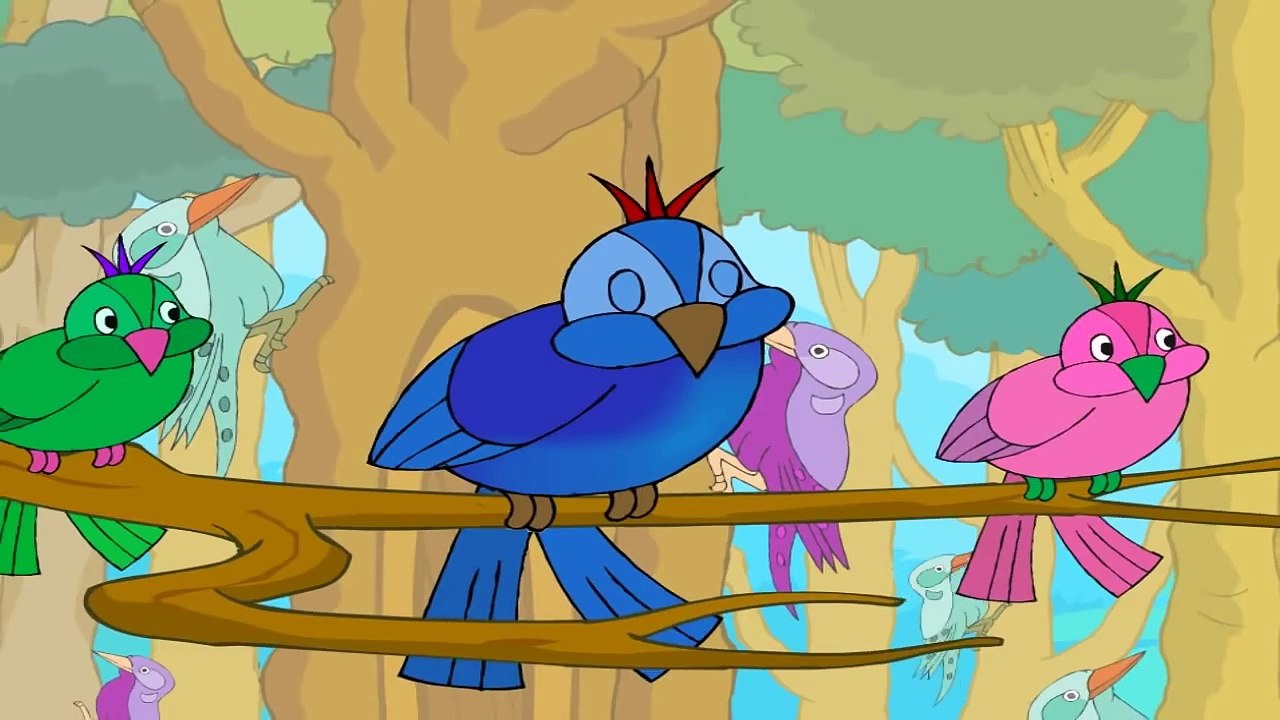 WoodPecker - English Nursery Rhymes - Cartoon - Animated Rhymes For Kids