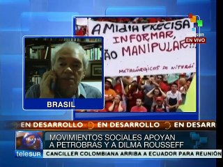 Experto: campaña contra gobierno de Brasil busca privatizar Petrobras
