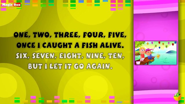 The Number Rhymes - Karaoke Version With Lyrics - Cartoon - Animated English Nursery Rhymes For Kids