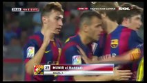 Barcelona vs Club Leon 6 - 0 Munir elHaddadi Second Goal Friendly Match 2014