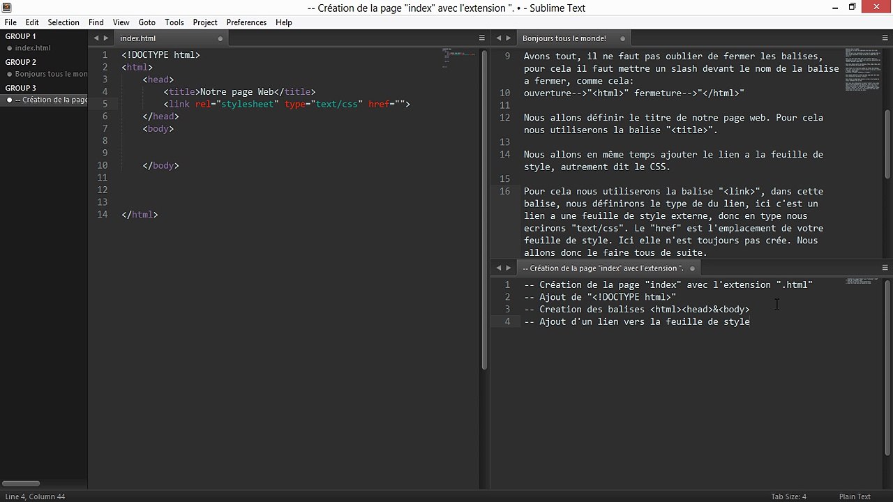 Tuto #1 Les bases en HTML (vraiment juste les bases)