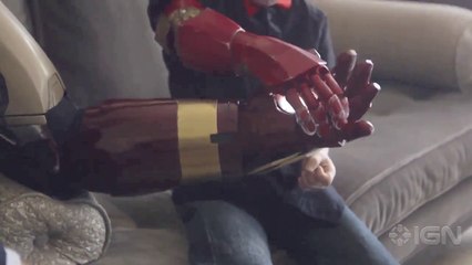 Child gets an Iron Man Prosthetic Limb from Robert Downey Jr.