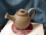 Throwing / making a clay pottery tea pot on the wheel how to make demo