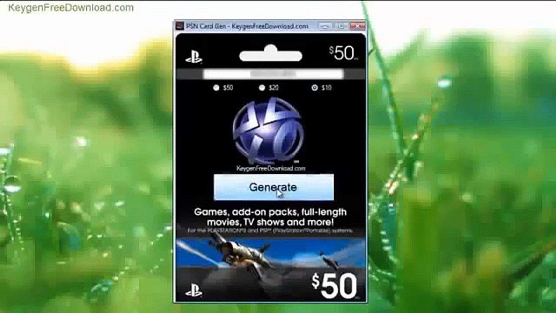 psn card gen