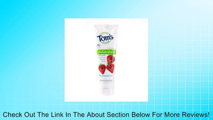 Anticavity Fluoride Toothpaste for Children Review