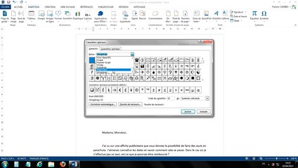 Download Video: Tuto - Word 2013 - Insérer des symboles et caractères spéciaux