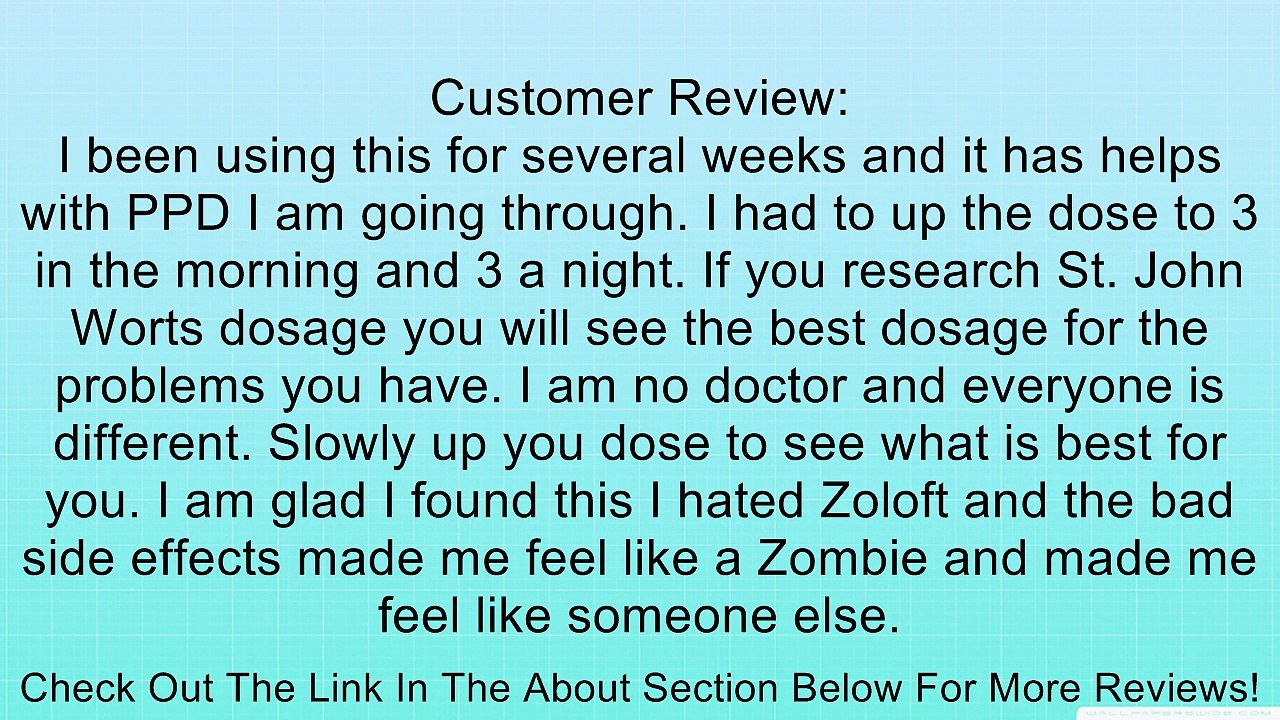 Nutrizac Mood Food Nature's Plus 90 Tabs Review