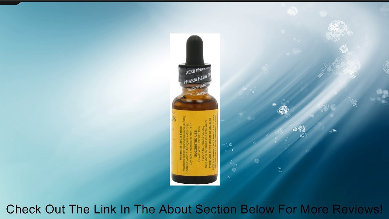 Herb Pharm Astragalus Extract Mineral Supplement, 1 Ounce Review