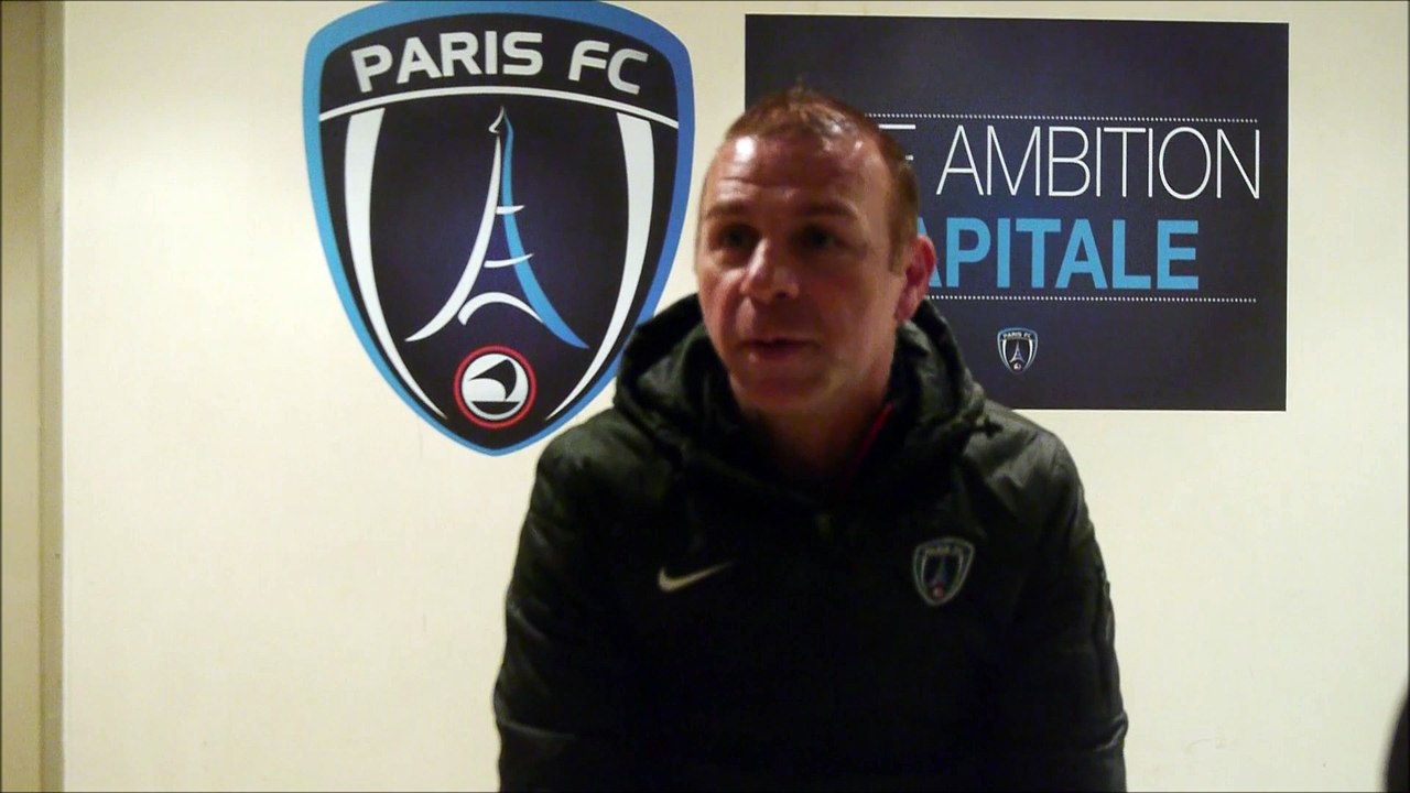 Réaction de Christophe Taine après le match Paris FC - Fréjus St Raphaël (1-3)
