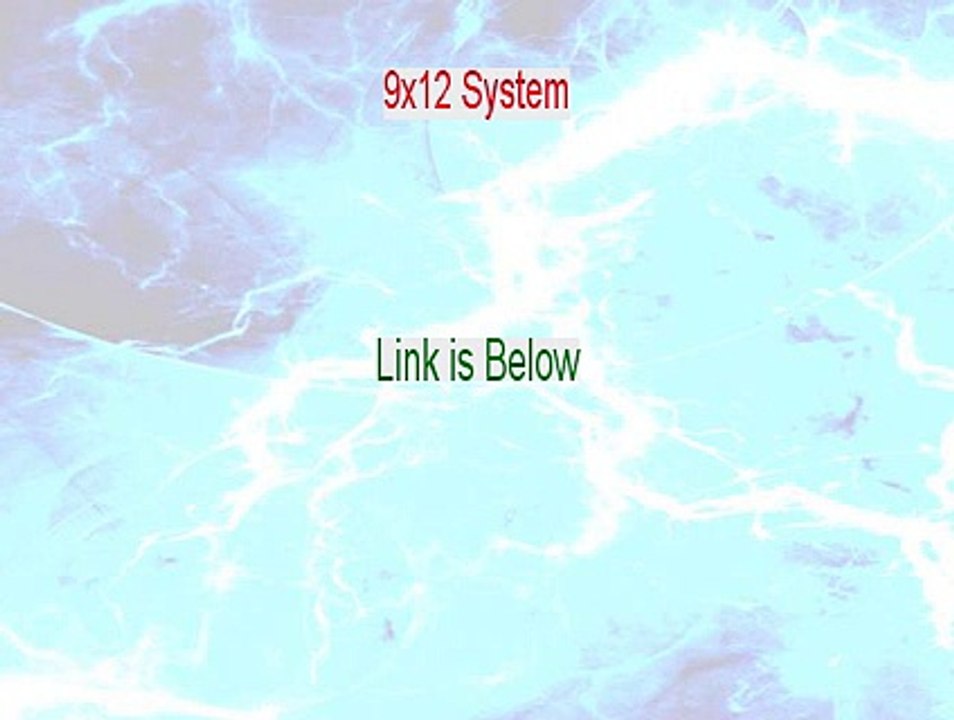 9x12 System PDF Download - Get It Now [2015]