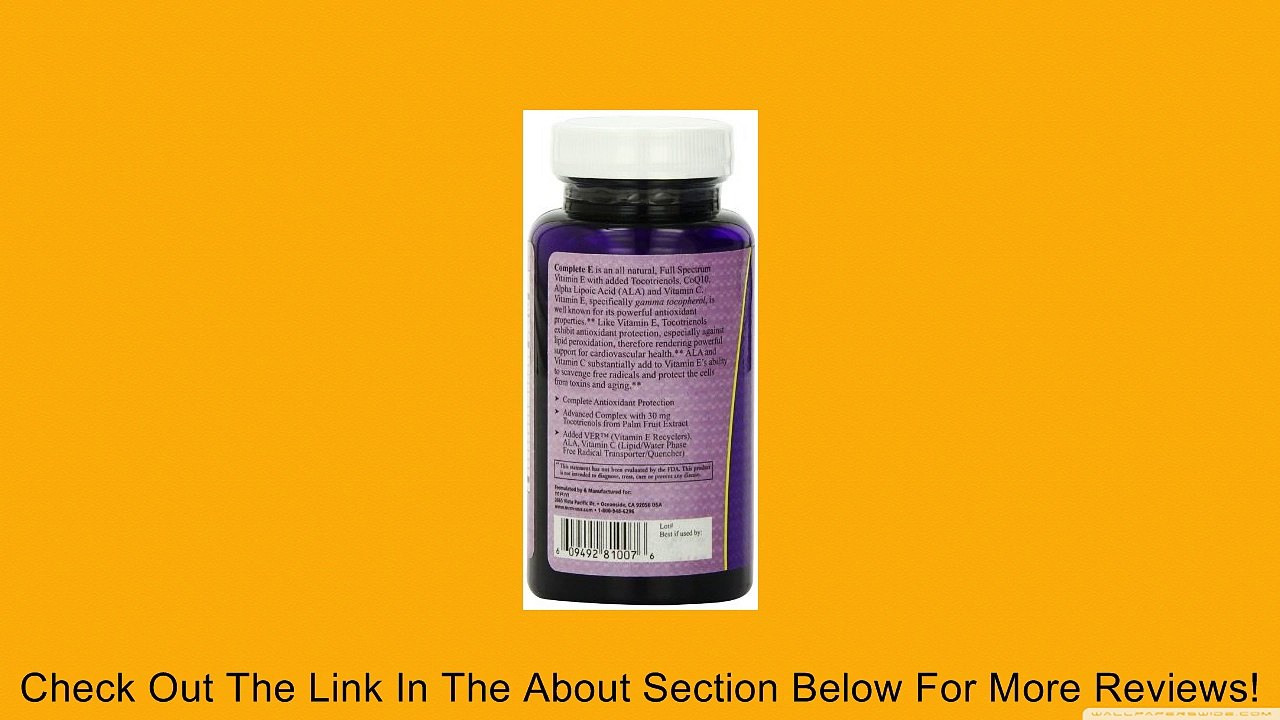 MRM Complete-E, 60 Sofgels Review