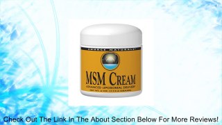 Source Naturals MSM Cream, 2 Ounce Review