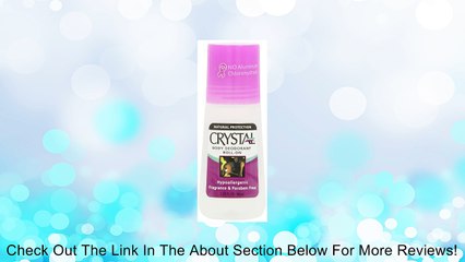 Crystal Body Deodorant Roll-On, Unscented, 2.25 Ounce Review