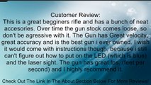 M16-A4 Airsoft Rifle with LED illuminator, laser sight & adjustable gun stock Review